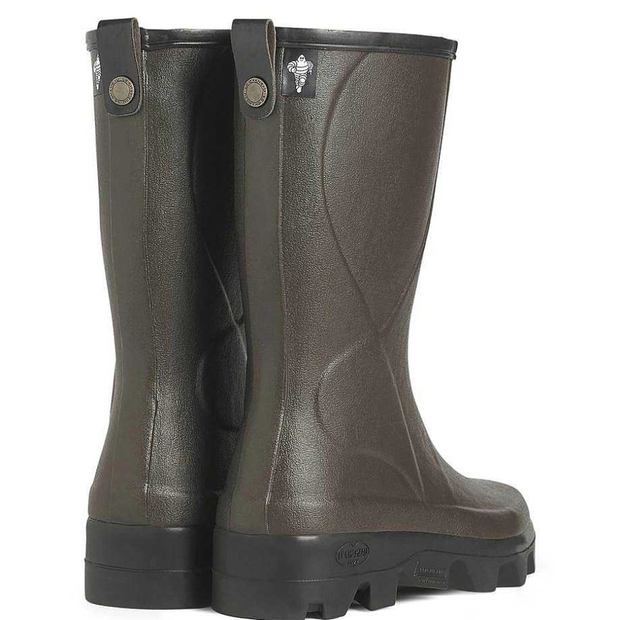 Le Chameau Short Wellies | Men'S Ceres Jersey Lined Low Boot