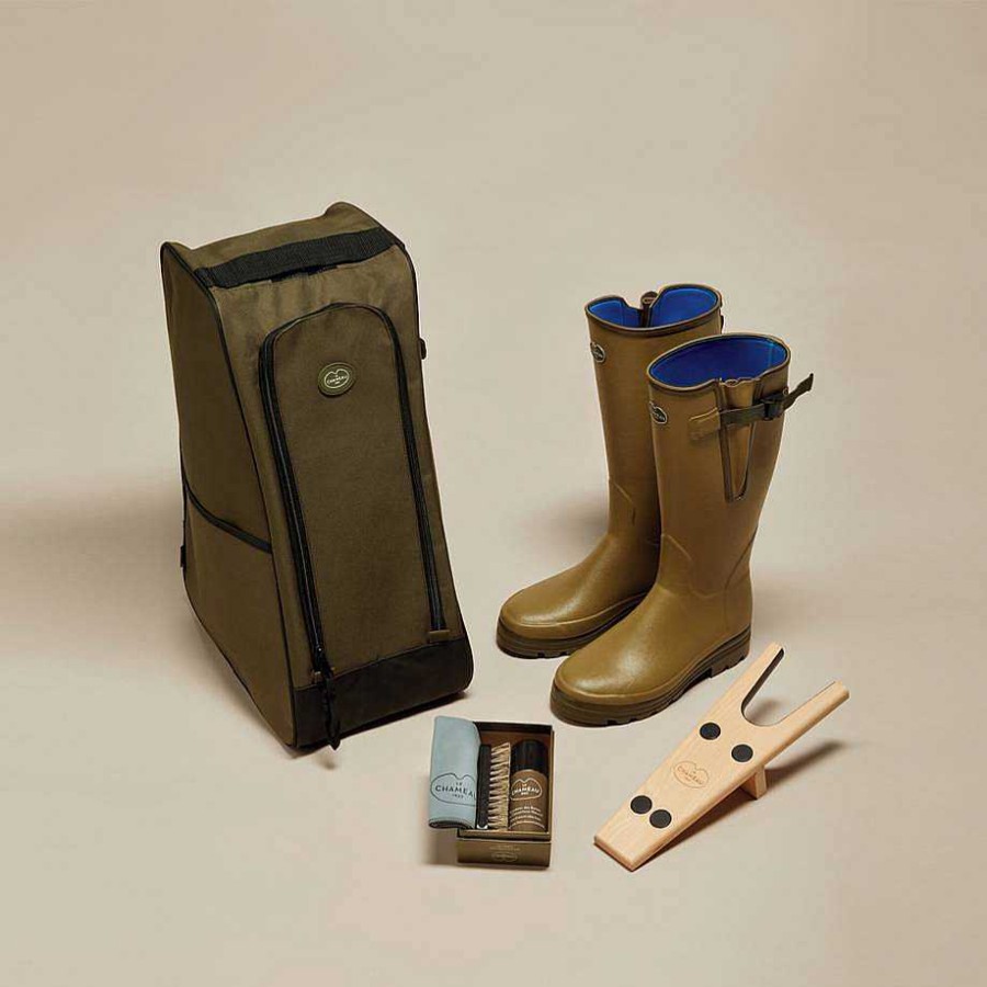 Le Chameau Tall Wellington Boots | Men'S Vierzonord Bundle Accessories