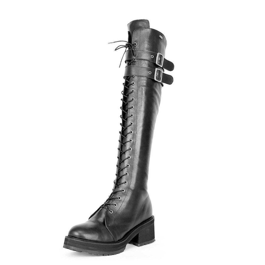 Fernando Berlin Everyday Darlings | Boots Combat/Gothic Style Knee-High Standard Size