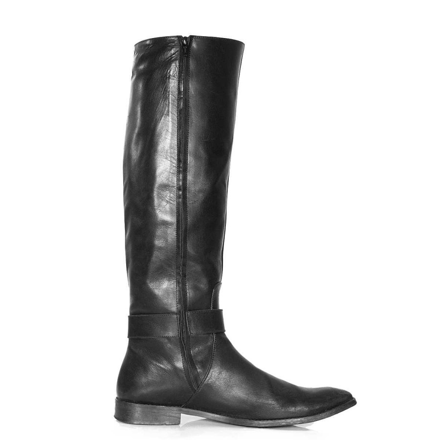 Fernando Berlin Everyday Darlings | Men'S Boots Knee High With Strap Standard Size