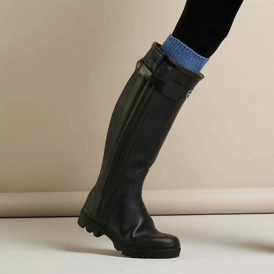 Le Chameau Tall Wellington Boots | Women'S Chasseur Neoprene Lined Boot