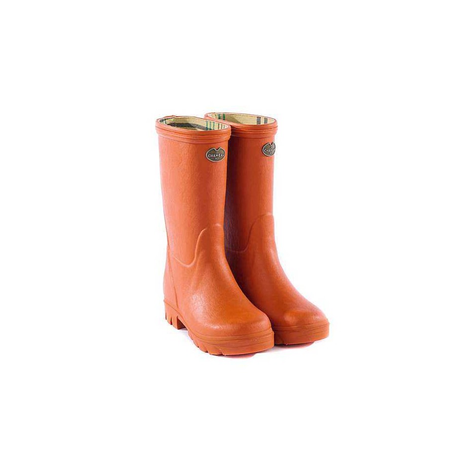 Le Chameau Children'S Boots | Children'S Petite Aventure Jersey Lined Boot Children