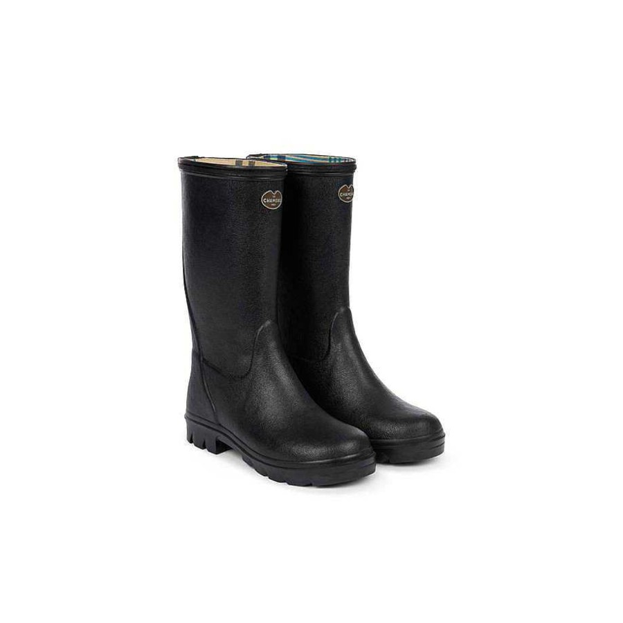 Le Chameau Children'S Boots | Children'S Petite Aventure Jersey Lined Boot Children