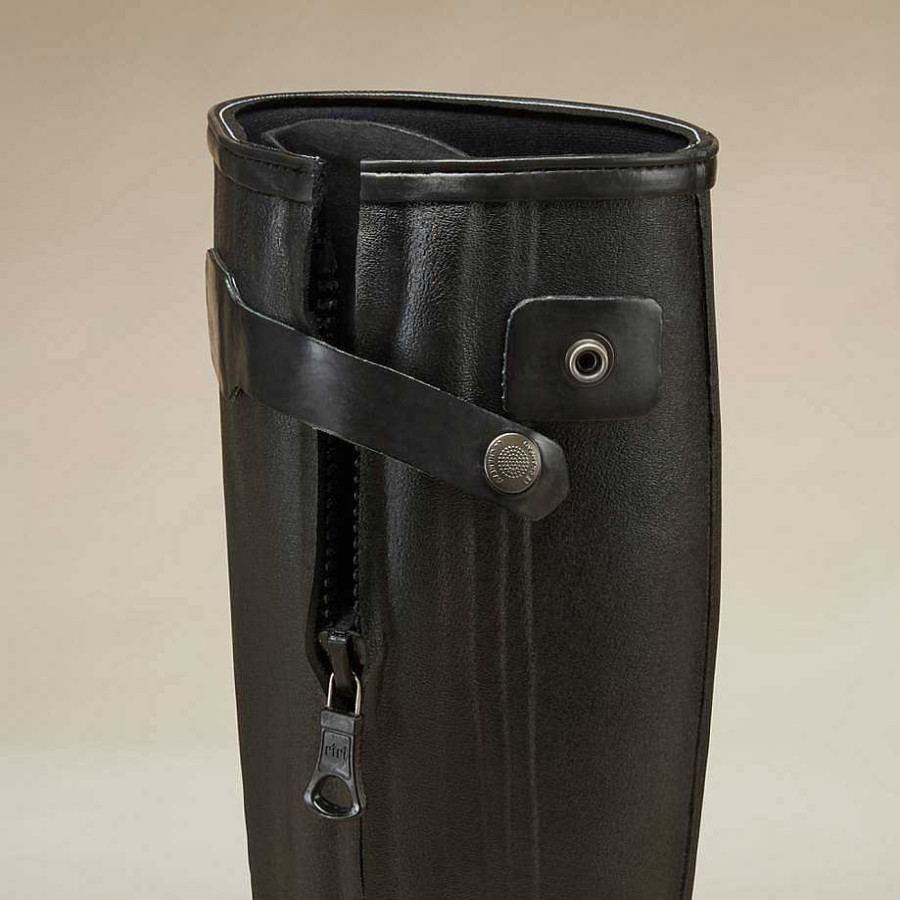 Le Chameau Tall Wellington Boots | Women'S Chasseur Neoprene Black Boot Bundle Accessories