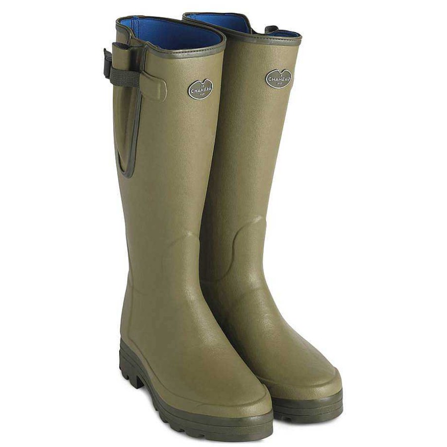 Le Chameau Tall Wellington Boots | Men'S Vierzonord Neoprene Lined Boot