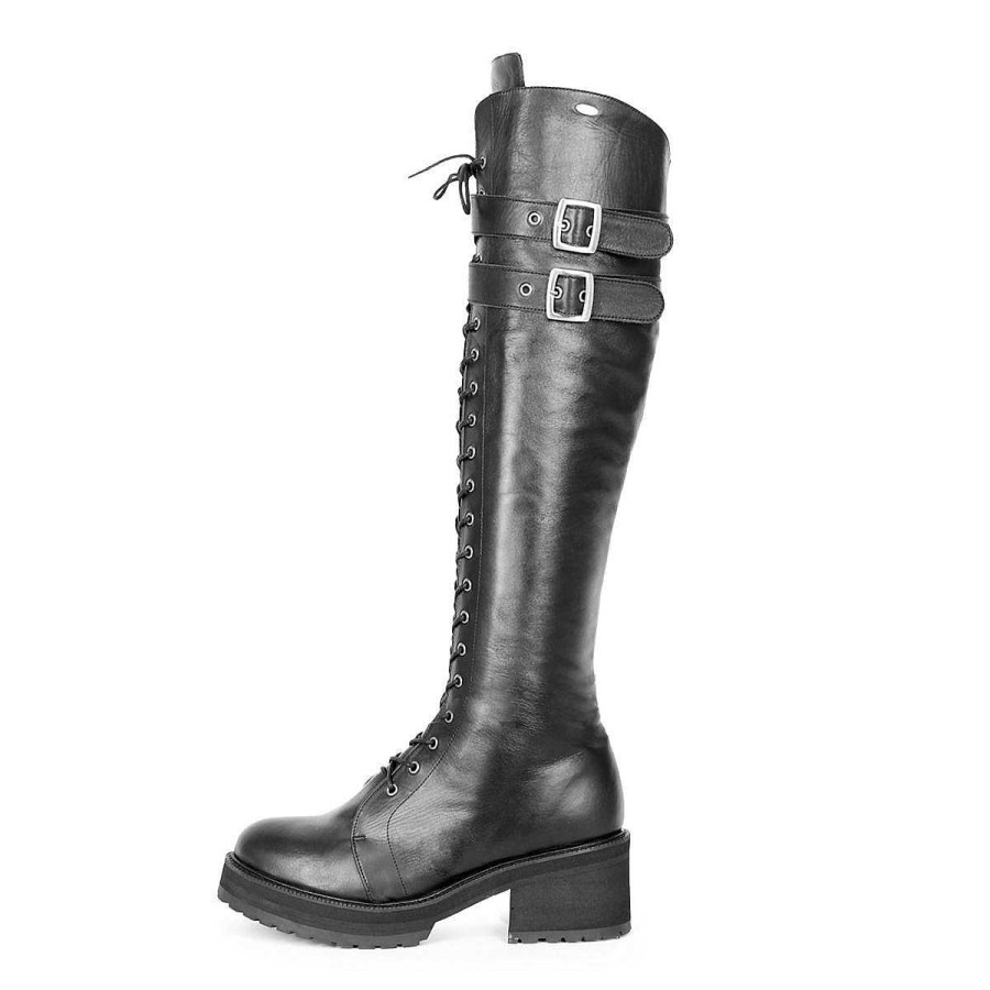 Fernando Berlin Everyday Darlings | Boots Combat/Gothic Style Knee-High Standard Size