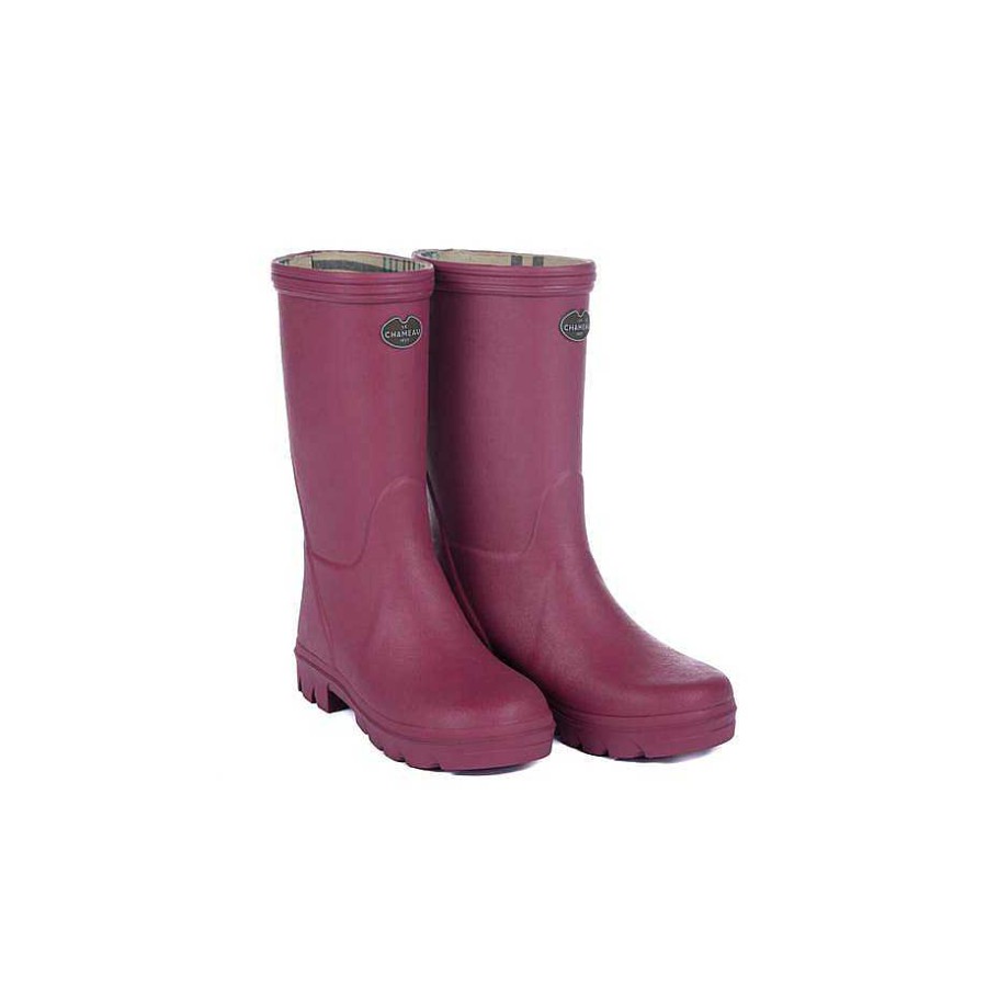 Le Chameau Children'S Boots | Children'S Petite Aventure Jersey Lined Boot Children