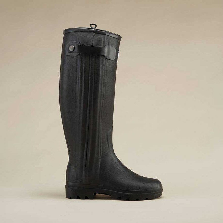 Le Chameau Tall Wellington Boots | Women'S Chasseur Leather Lined Boot