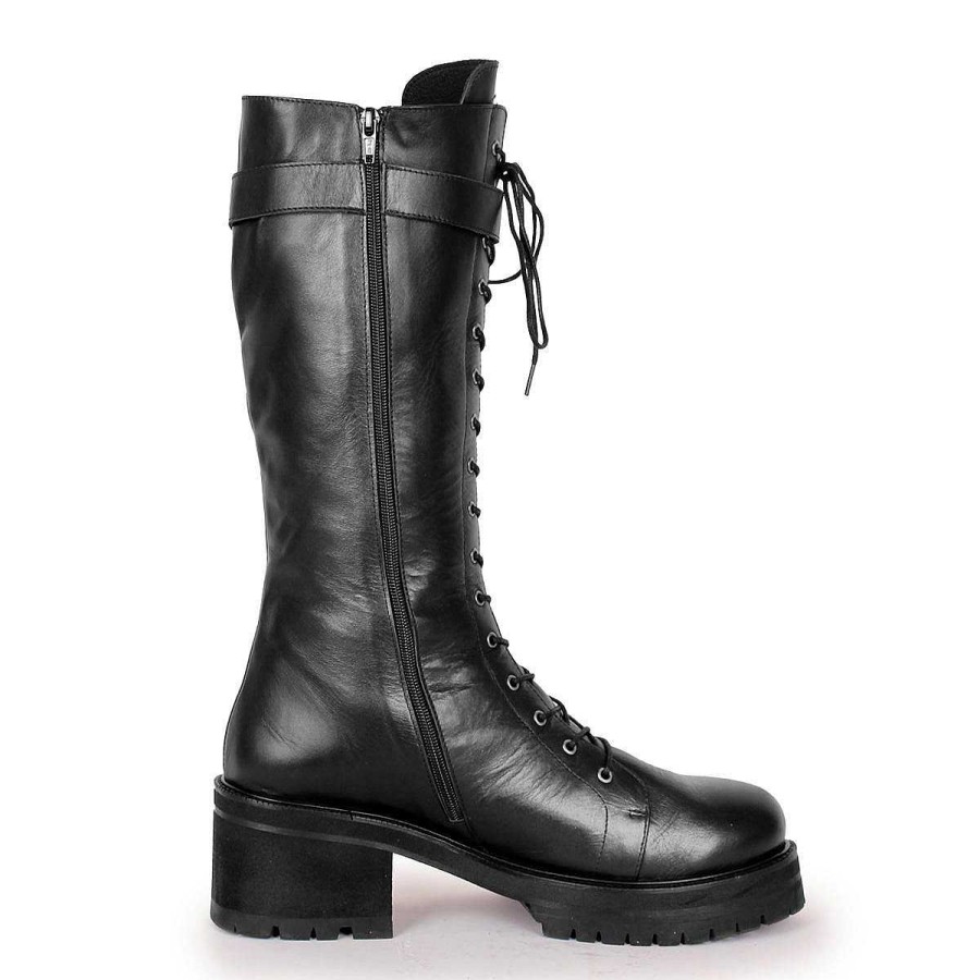 Fernando Berlin Everyday Darlings | Boots Combat/Gothic Style Calf-High Standard Size