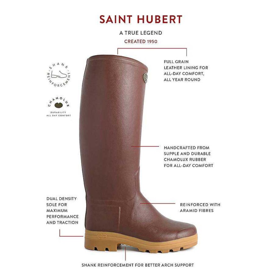 Le Chameau Tall Wellington Boots | Women'S Saint Hubert Boot