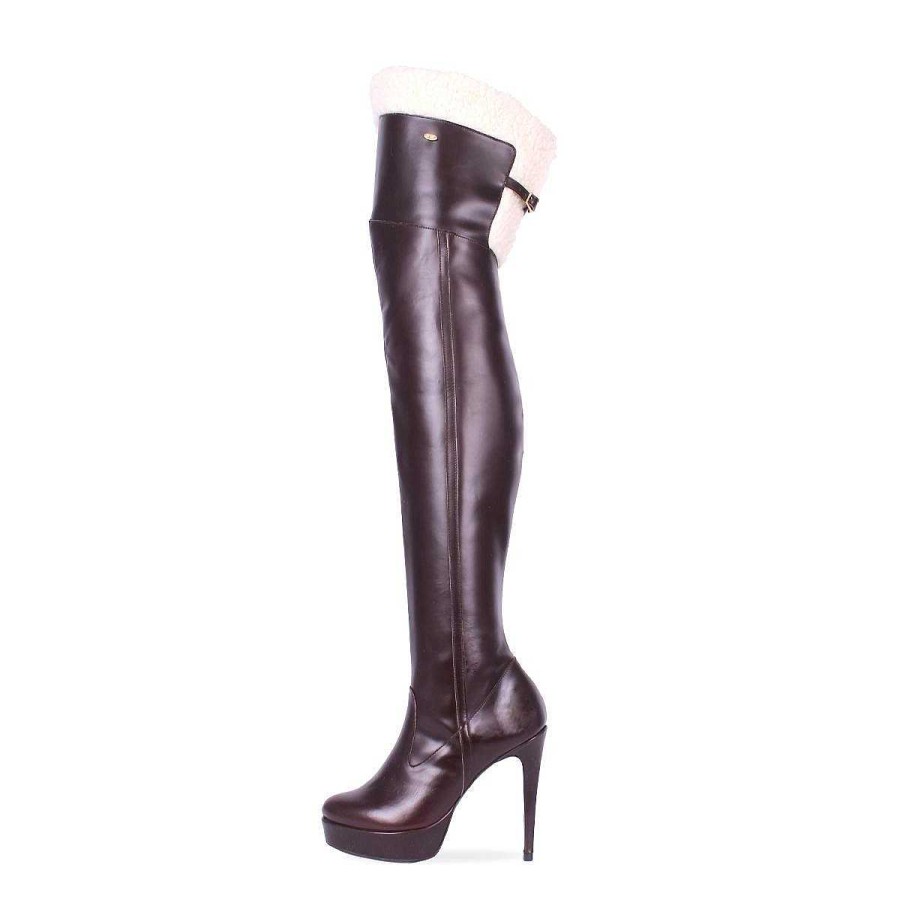 Fernando Berlin Dress To Impress | Over The Knee Boots With Sheepskin (Model 917)