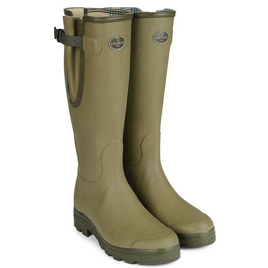 Le Chameau Tall Wellington Boots | Men'S Vierzon Jersey Lined Boot